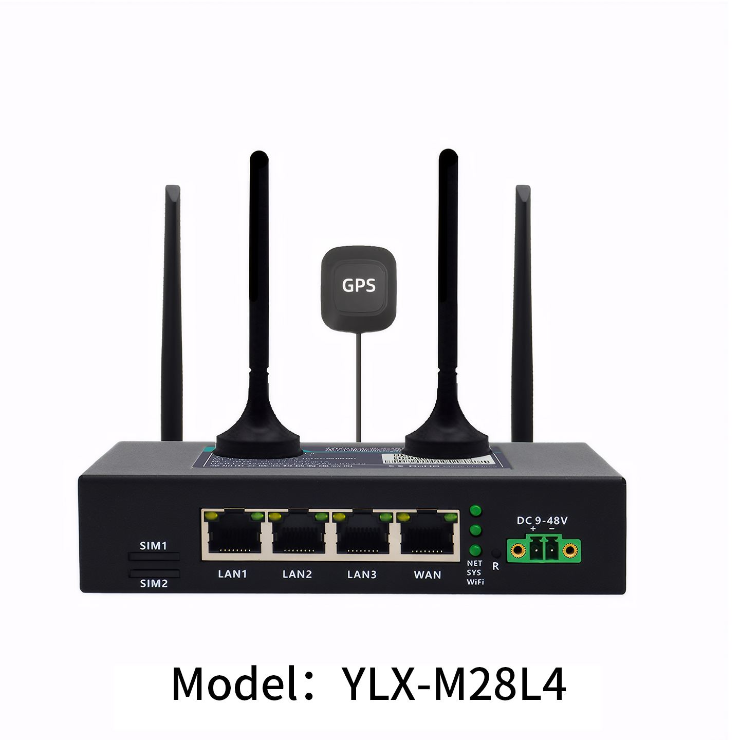 YLX-M28L4 4G Dual-SIM Industrial Router with 4 Ethernet Ports and Dual ...