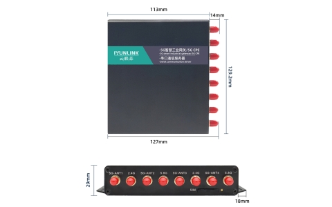 YLX-M21AX  5G双频WiFi6工业路由器