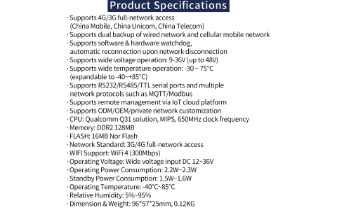 YLX-Q31 4G Lte Industrial Gateway Router