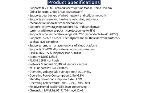 YLX-M28S 4G Industrial Router with SIM Card Slot