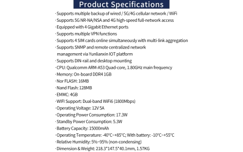 YLX-X5 5G Multi SIM Aggregation Router